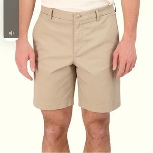 Chaps Men flat front Tan short Size 38